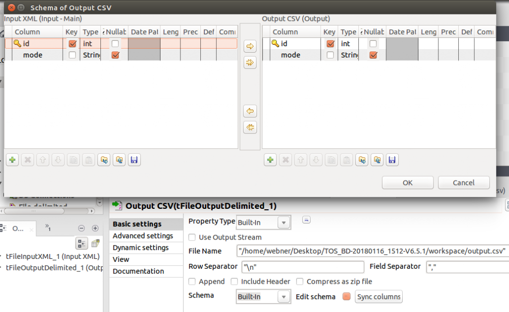 Converting XML file to CSV in Talend Open Studio Webner Blogs ...