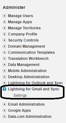 Access Salesforce from Gmail