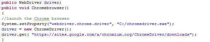  Selenium WebDriver with Chrome browser