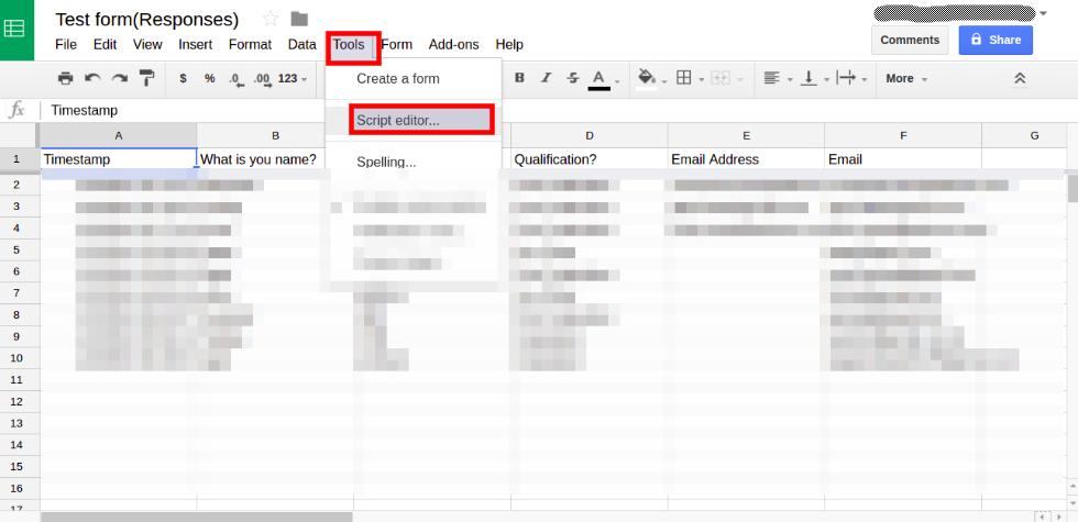 Salesforce | Create leads from google form responses