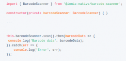 How to get scan QR Code or Barcode in Ionic app Webner Blogs ...
